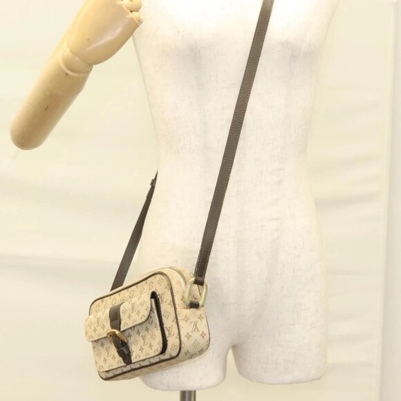 LOUIS VUITTON Monogram Mini Juliet MM Shoulder Bag Khaki M92218 LV Auth BA3526 - Picture 1 of 16
